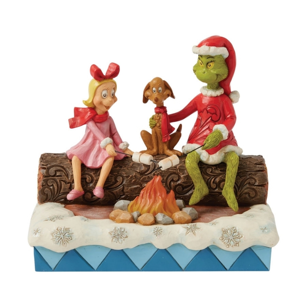 Jim Shore - Grinch, Max, Cindy Roasting